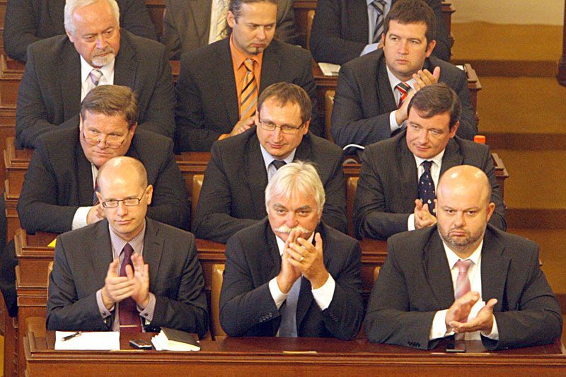 Václav Klaus ve sněmovně
