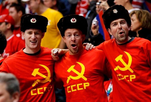 Sovětští fanoušci sborné