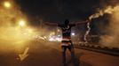 A protester, who opposes Egyptian President Mohamed Mursi, shouts slogans amidst teargas released by riot police during clashes in front of the presidential palace in Cairo February 11, 2013. Protesters demanding the departure of Egyptian President Mohamed Mursi clashed with police outside his palace on Monday on the second anniversary of the overthrow of veteran autocrat Hosni Mubarak. The words on the shirt read :" Freedom or death". REUTERS/Amr Abdallah Dalsh (EGYPT - Tags: POLITICS CIVIL UNREST) Published: Úno. 11, 2013, 11:53 odp.