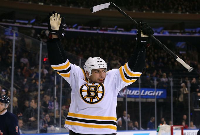 NHL: Boston Bruins at New York Rangers - Milan Lucic