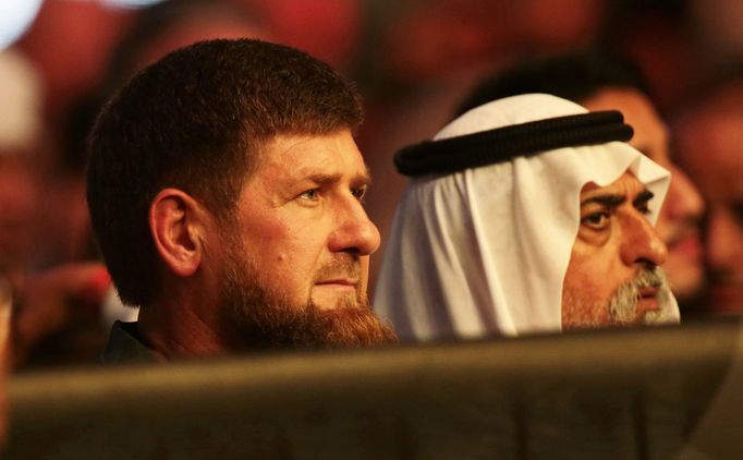 Čečenský vůdce Ramzan Kadyrov na utkání UFC