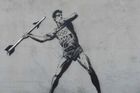 Banksy přidal olympiádě atrakci. Dvě nová graffiti