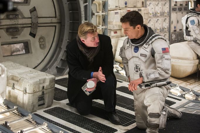 Interstellar. Christopher Nolan a Matthew McConnaughey.