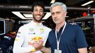 F1, VC Monaka 2017: Daniel Ricciardo  a José Mourinho