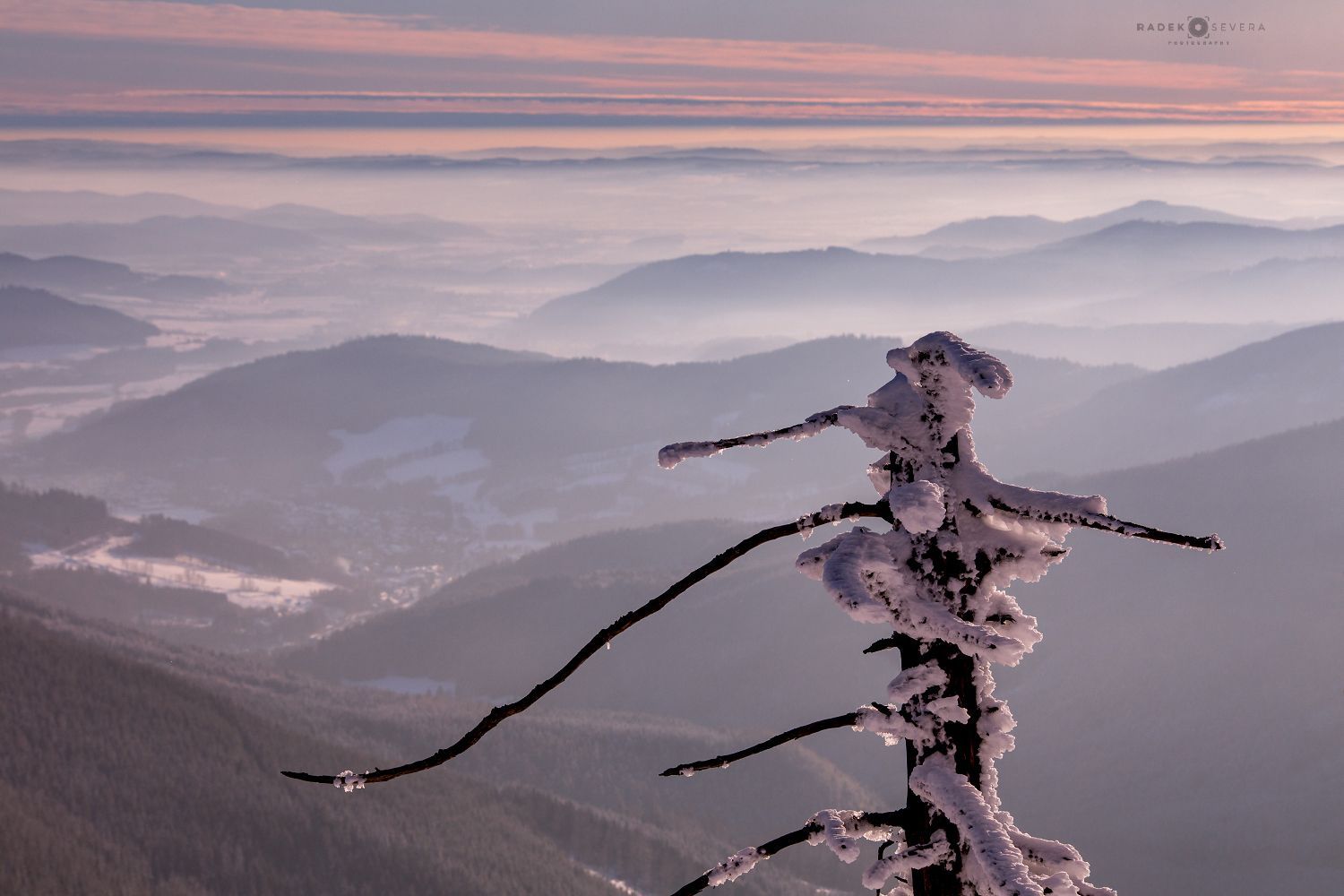 Radek Severa - zimní Jeseníky