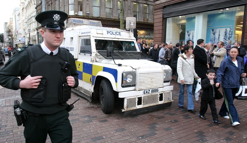 Belfast - policejní auto
