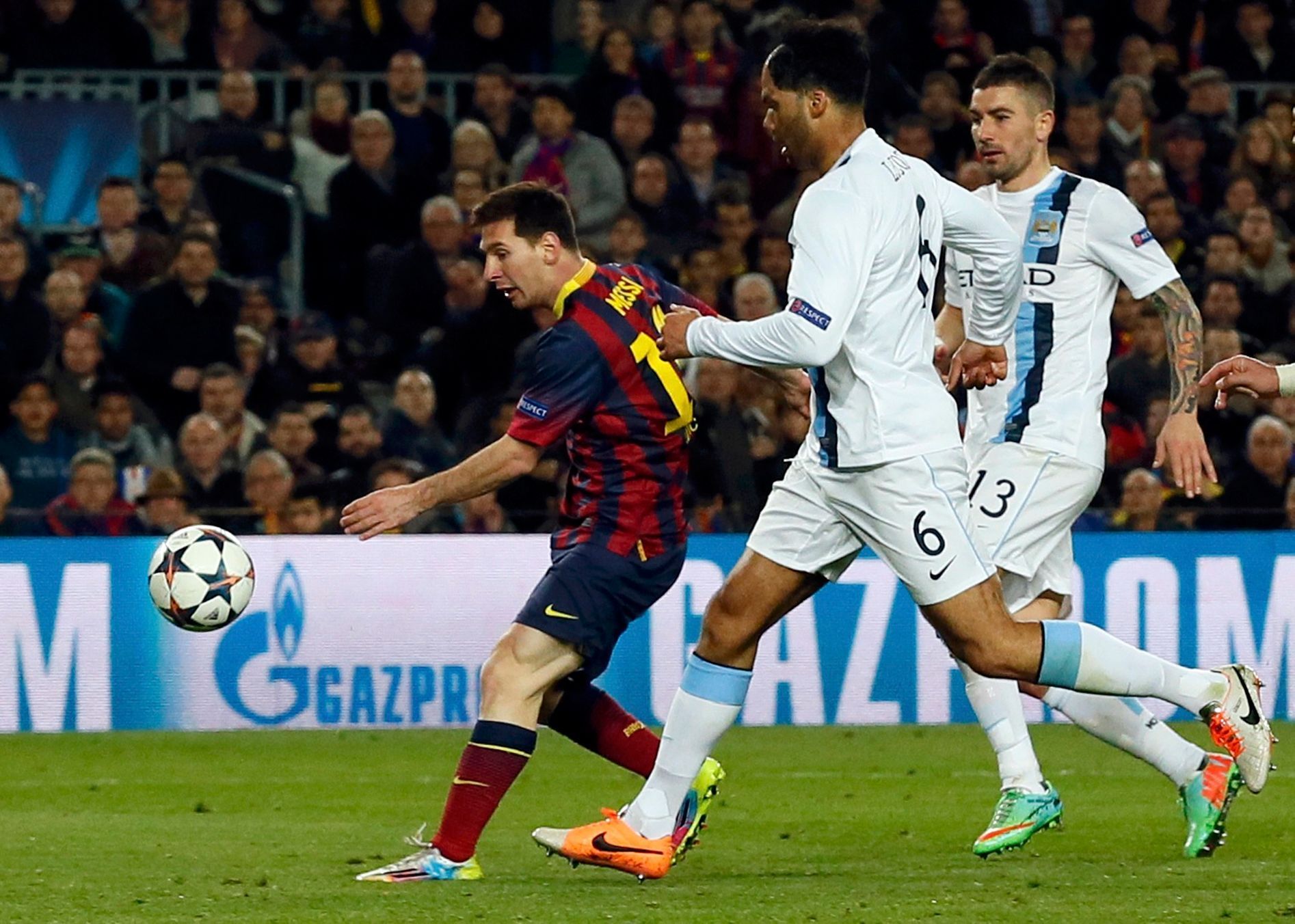 Lionel Messi (Liga mistrů, Barcelona - Manchester City)