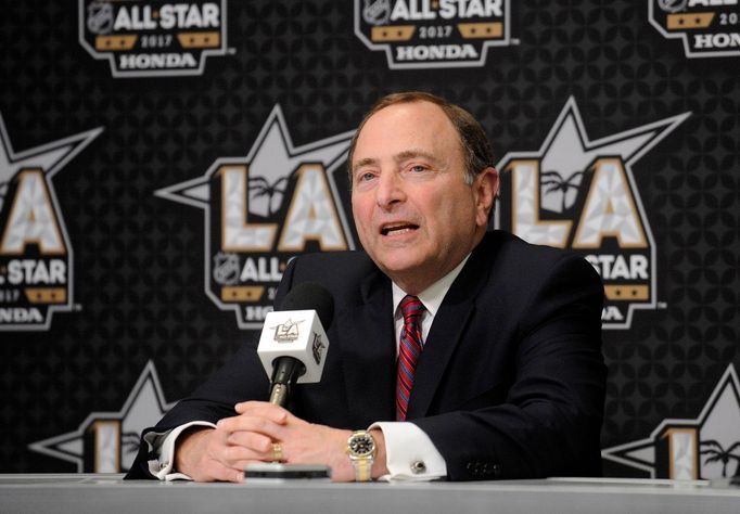 2017 NHL All Star Game: Gary Bettman