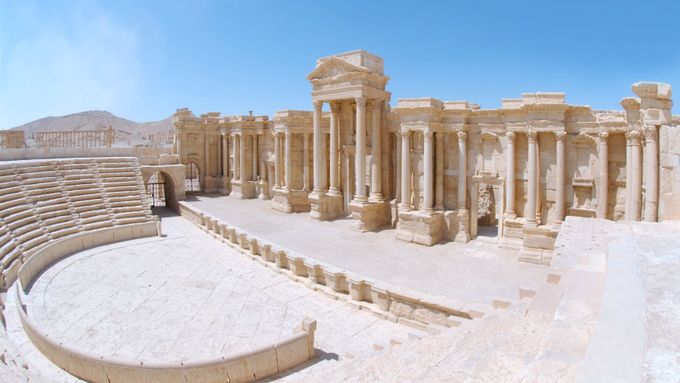 Syrská Palmýra před tím, než ji zabral Islámský stát. Archivní foto.