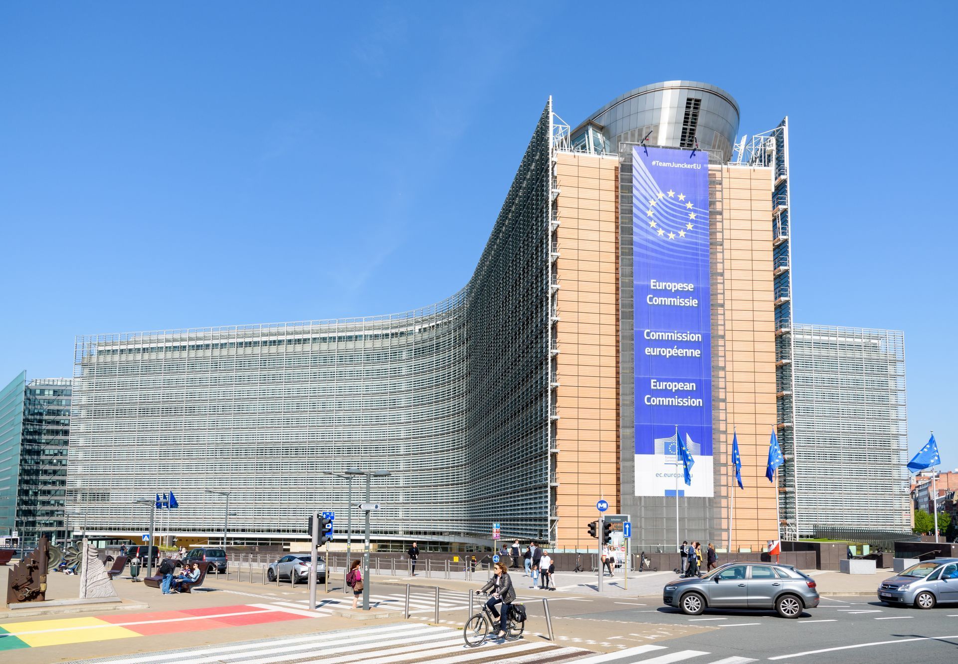 Berlaymont, hlavní sídlo Evropské komise, Brusel, Belgie