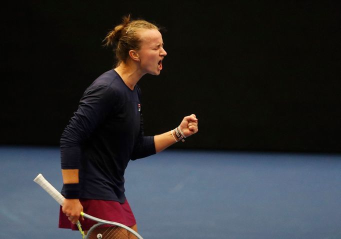 Barbora Krejčíková ve finále Ostrava Open 2022