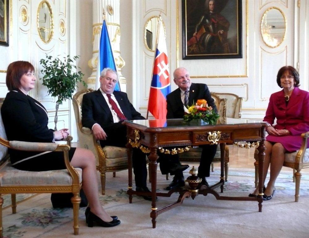 Zeman na návštěvě Slovenska
