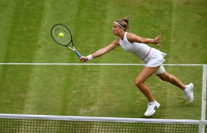 Karolína Muchová ve čtvrtfinále Wimbledonu 2019