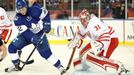 NHL Centennial Classic: Toronto - Detroit (Tyler Bozak a Jared Coreau)