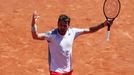 Tennis - French Open - Roland Garros, Paris, France - June 1, 2019. Switzerland's Stan Wawrinka reacts during his third round match against Bulgaria's Grigor Dimitrov. RE