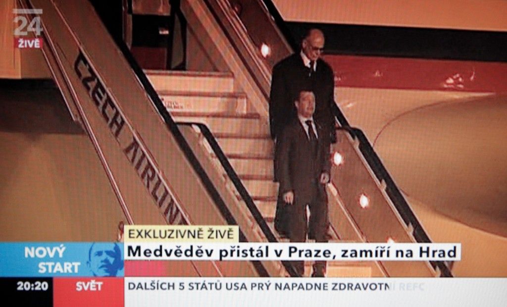 Přílet Medveděva