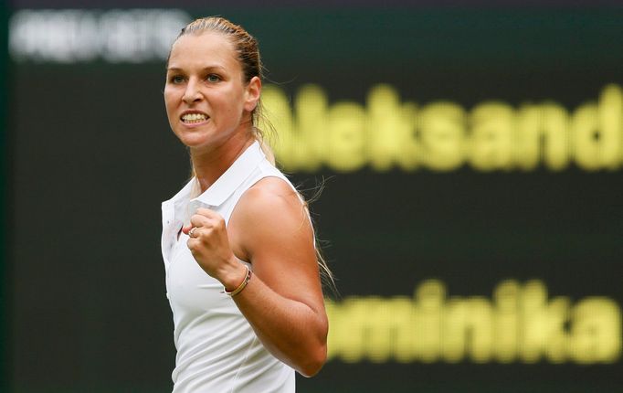 Dominika Cibulková na Wimbledonu 2014