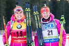 SP v Pokljuce,sprint Ž: Gabriela Soukalová a Veronika Vítková