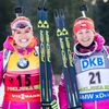 SP v Pokljuce,sprint Ž: Gabriela Soukalová a Veronika Vítková
