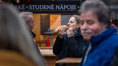 Vánoční trhy, Praha, Staroměstské náměstí a Václavské náměstí