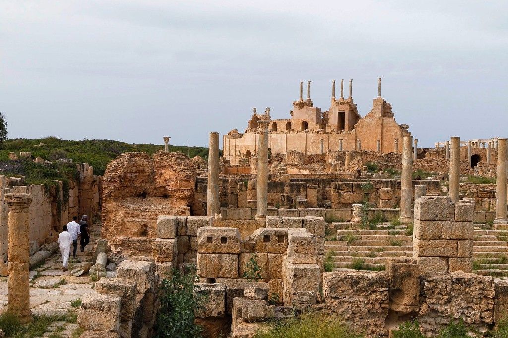 Libye: Leptis Magna - starověké středomořské město