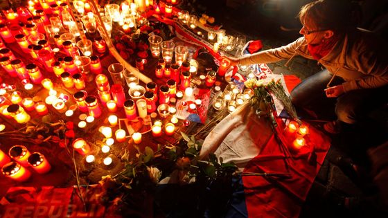 Fanoušci uctívali památku Rachůnka, Marka, Vašíčka, Demitry a dalších