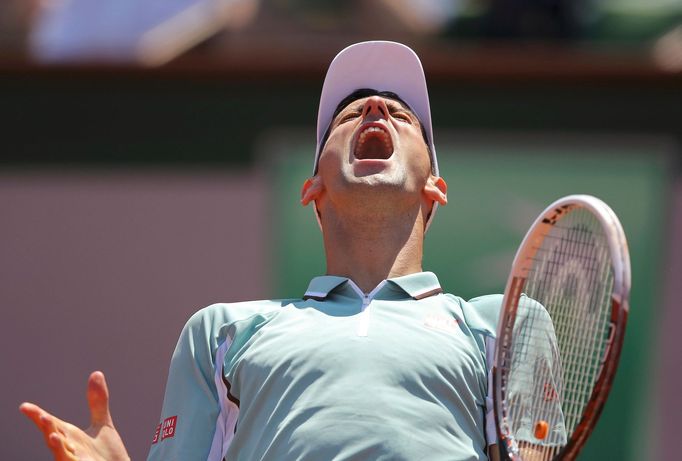 Novak Djokovič v semifinále French Open 2013