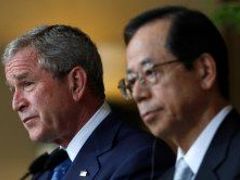 Dnes se Bush sešel s japonským premiérem Jasuem Fukudou