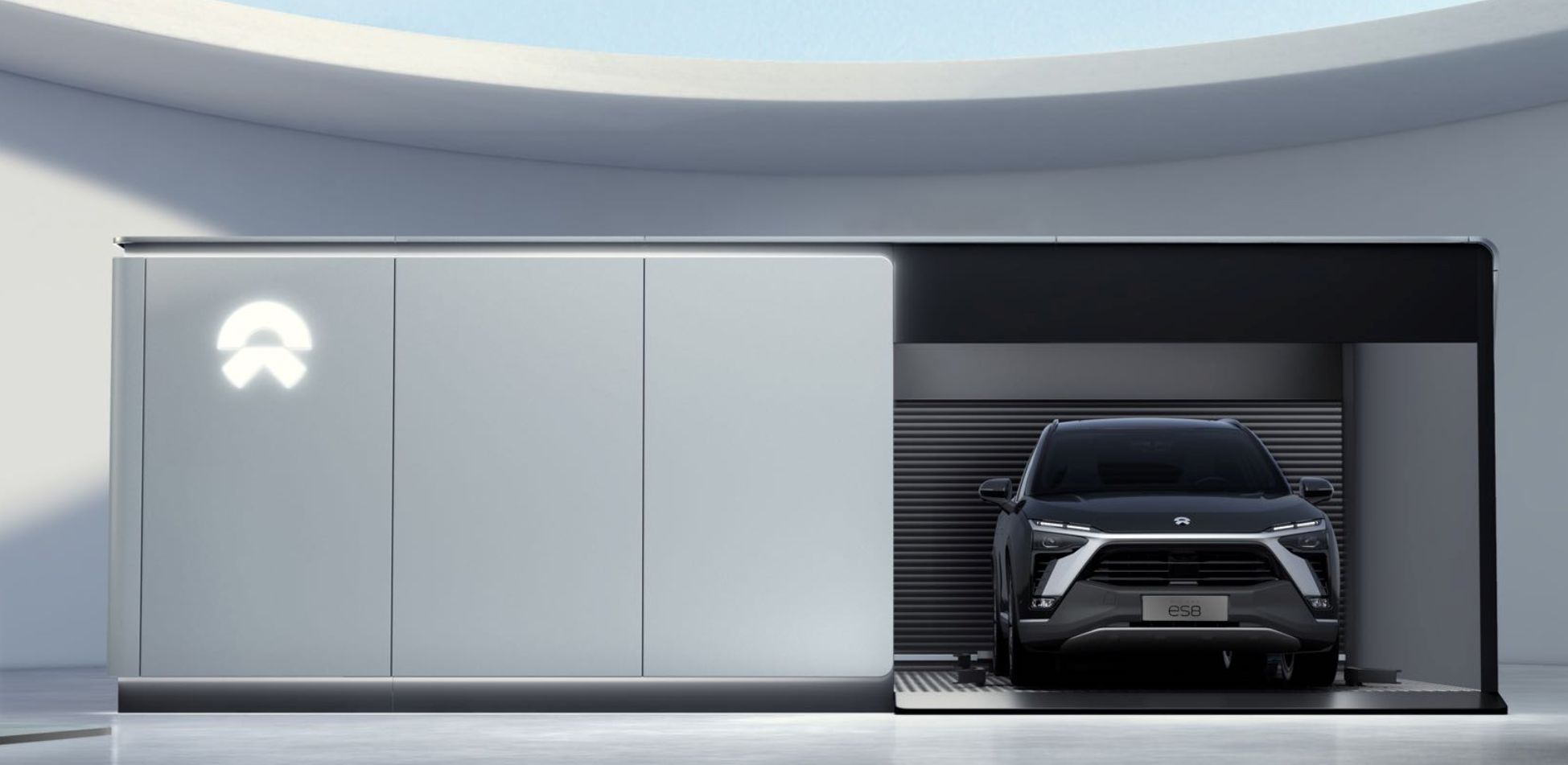 Nio house a battery swap