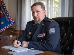 Ředitel policie Královéhradeckého kraje Petr Sehnoutka.