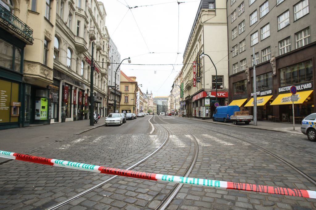 Výbuch v Divadelní ulici