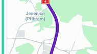 Oblíbená navigace Waze už v polovině ledna hlásí, že se tu úsekově měří rychlost.