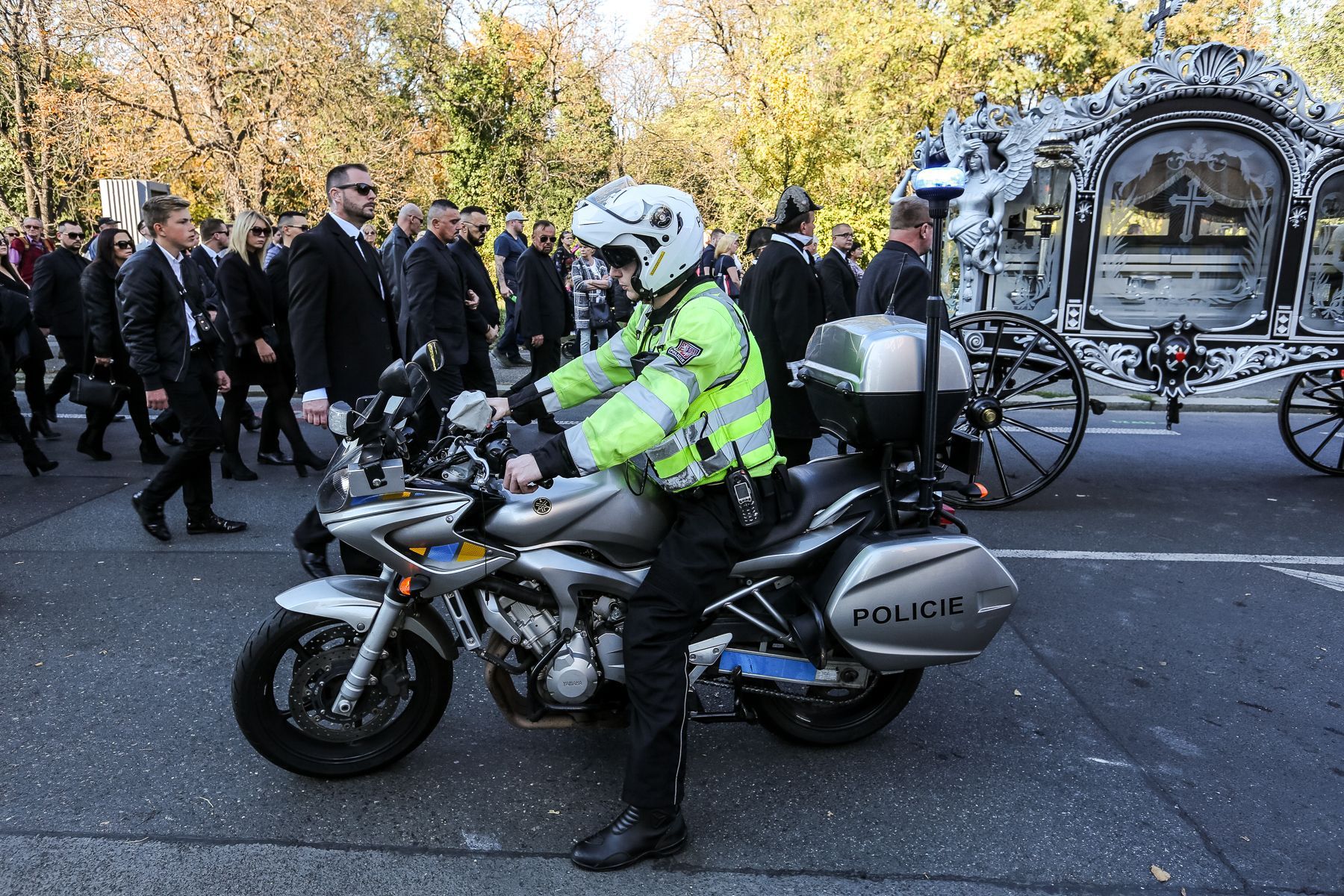 Pohřeb Jana Kočky mladšího, 12.10.2018