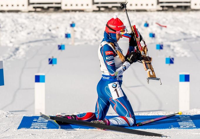 Gabriela Soukalová v Oberhofu 2017