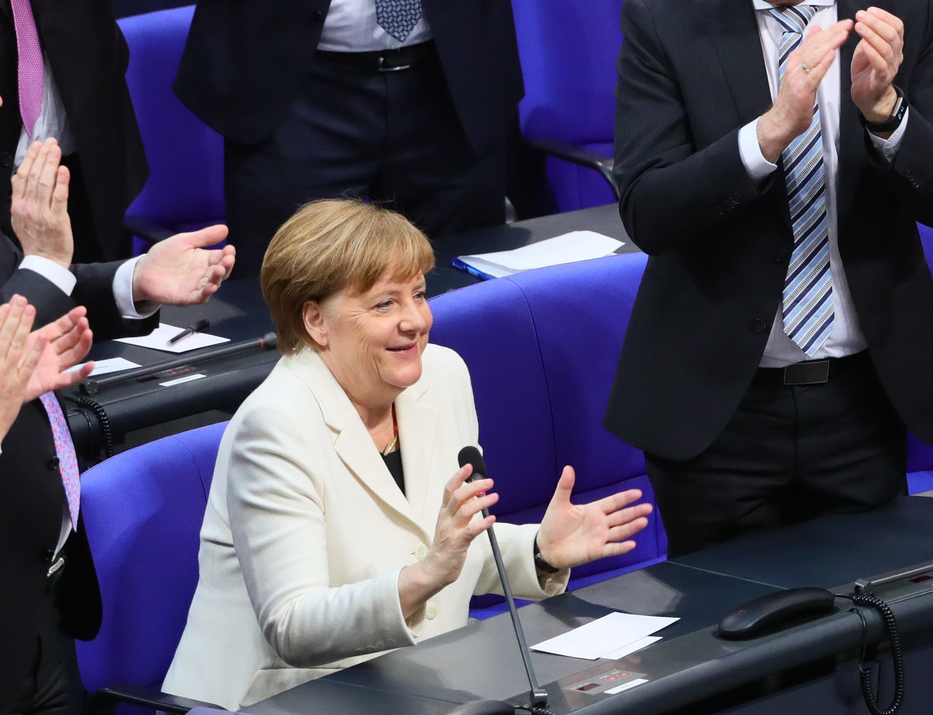 Angela Merkelová počtvrté zvolena německou kancléřkou.