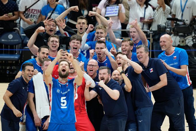 Česká radost z postupu do semifinále