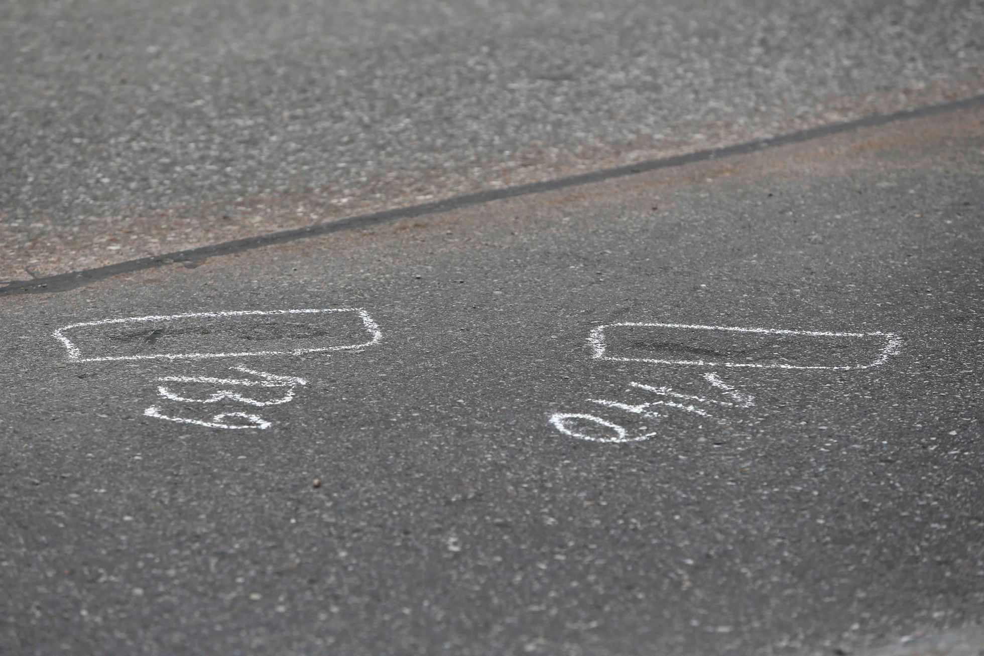 Stopy, označené vyšetřovateli v Grafingu