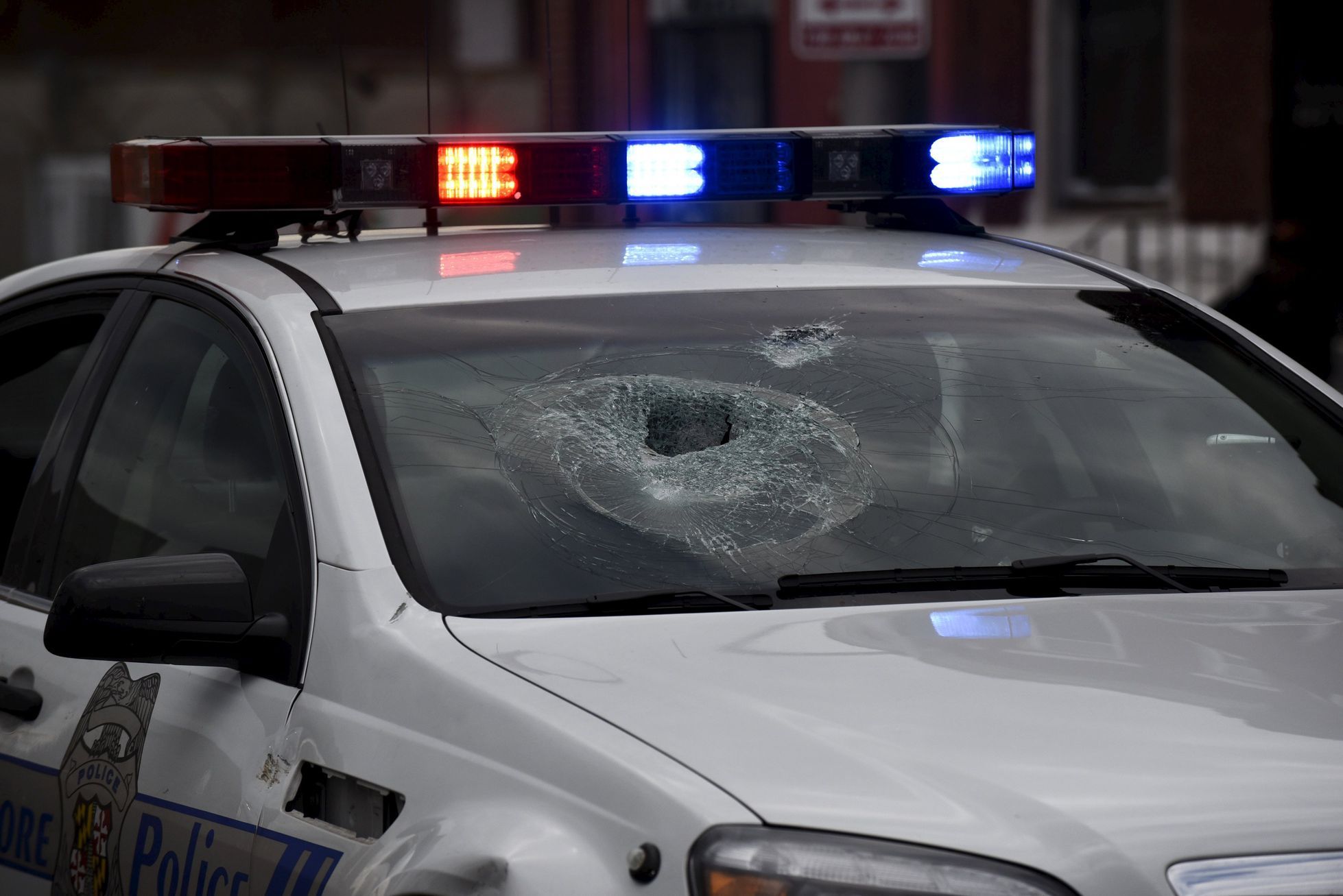 USA - Baltimore - nepokoje - policie
