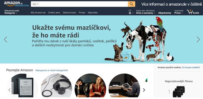 Amazon v češtině