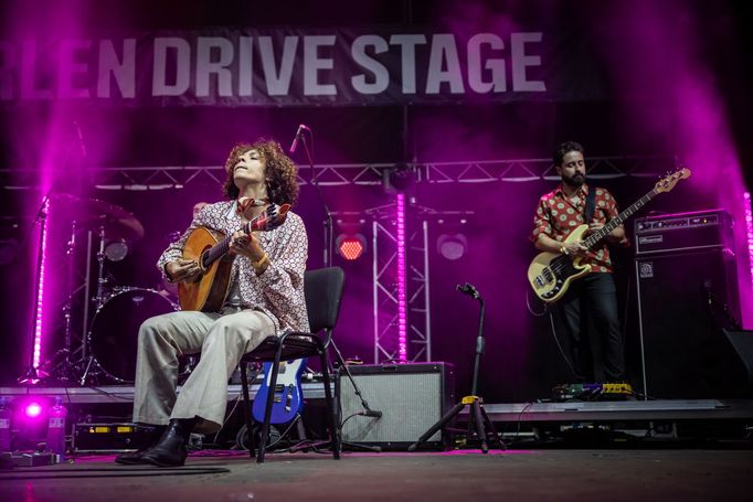 Snímek z vystoupení kapely Expresso Transatlântico.