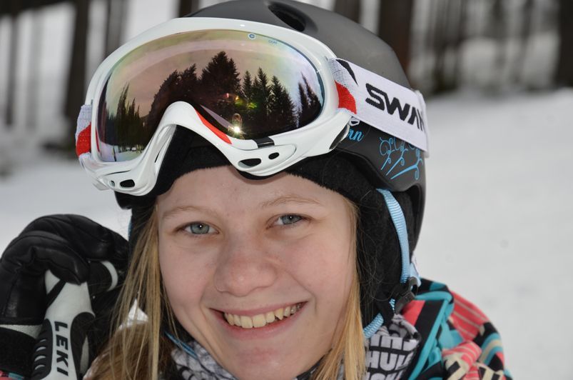 Akrobatická lyžařka Tereza Vaculíková