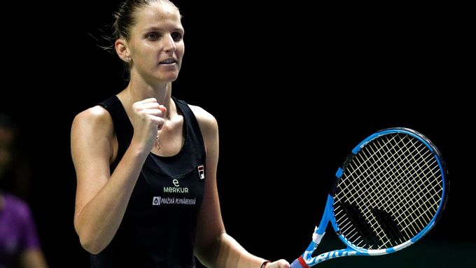 Karolína Plíšková na loňském turnaji mistryň dokráčela do semifinále