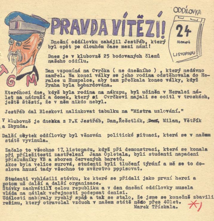 Skaut junák kroniky deníky časopisy