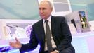 Ruský prezident Vladimir Putin během rozhovoru ve státní ruské televizi