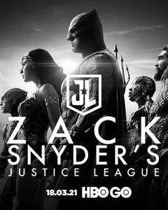 Plakát k Lize spravedlnosti Zacka Snydera.