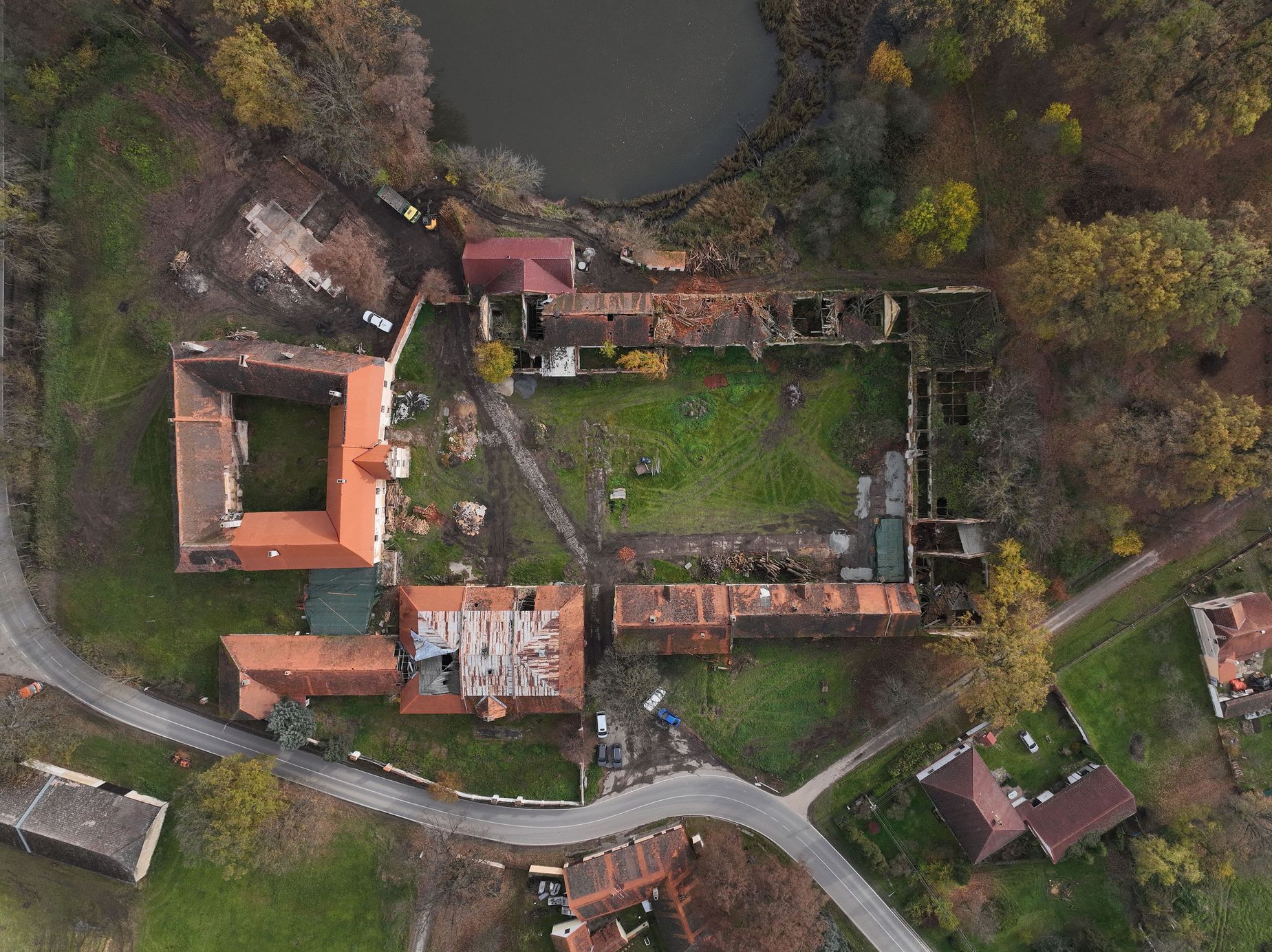 zámek, zámek Bzí, rekonstrukce, vizualizace, architektura