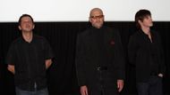 Režisér Peter Webber, Marek Vašut a Gaspard Ulliel.