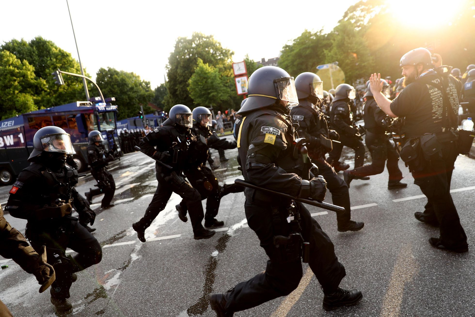 Policie Hamburk G20