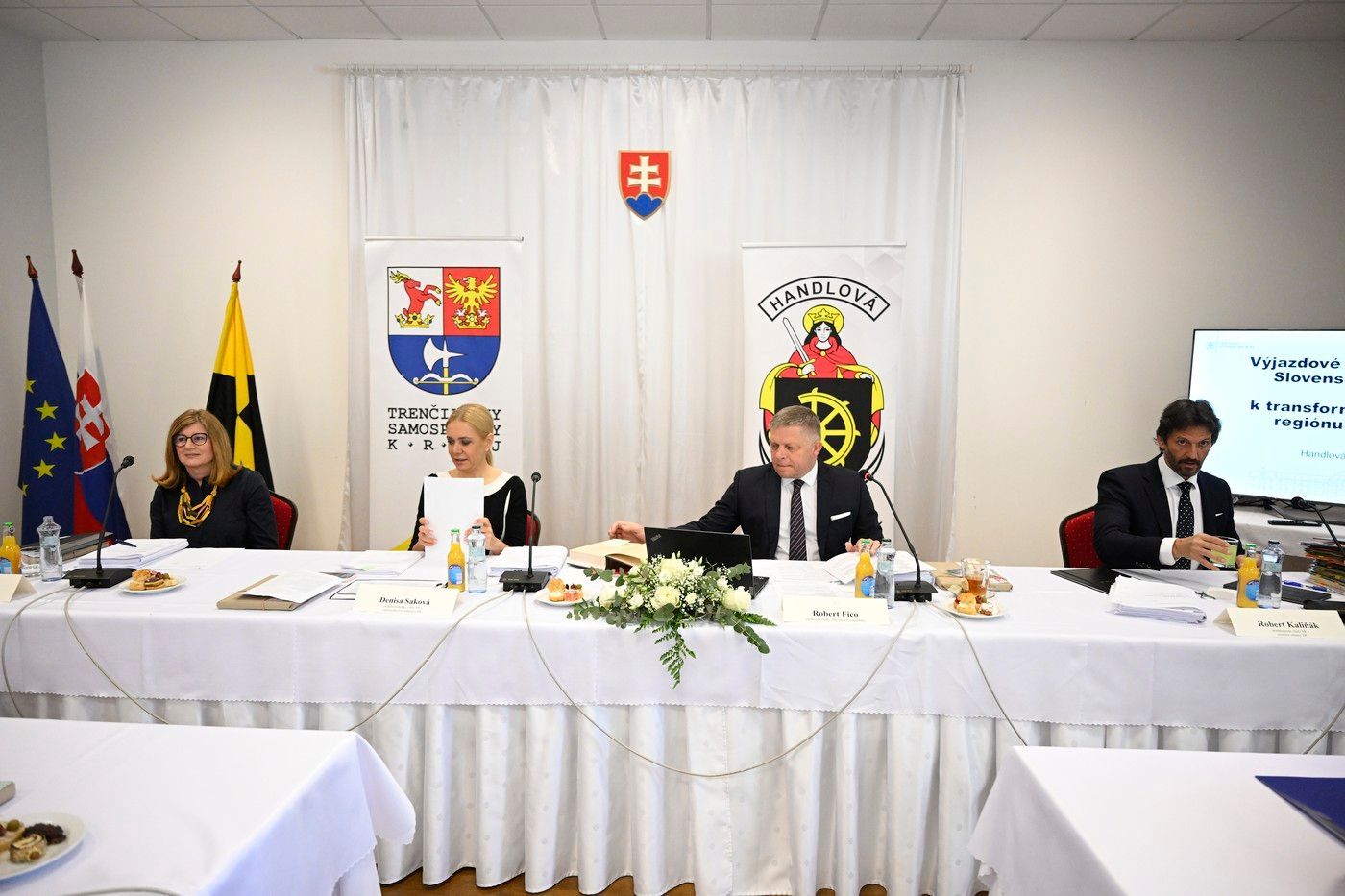 Jednání vlády v Handlové, okres Prievidza, ve středu 15. května 2024.