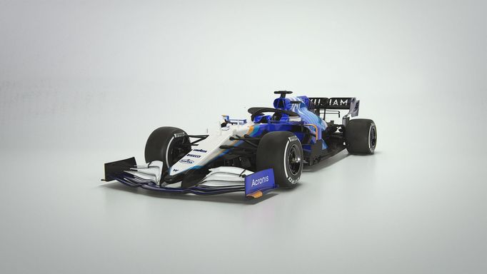 Nový monopost F1 Williams FW43B pro sezonu 2021